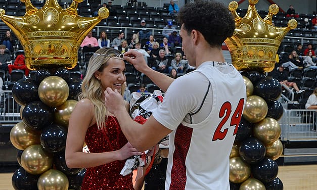 PHOTOS: Johnson, Foreman crowned 2022-23 Winter Sports Homecoming King & Queen
